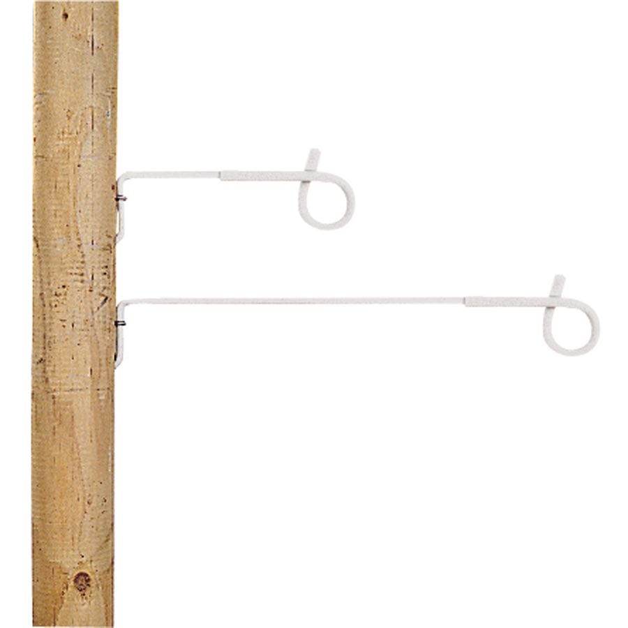 Distansisolator Gallagher Pigtail 17,5 Cm Vit 10 St/frp