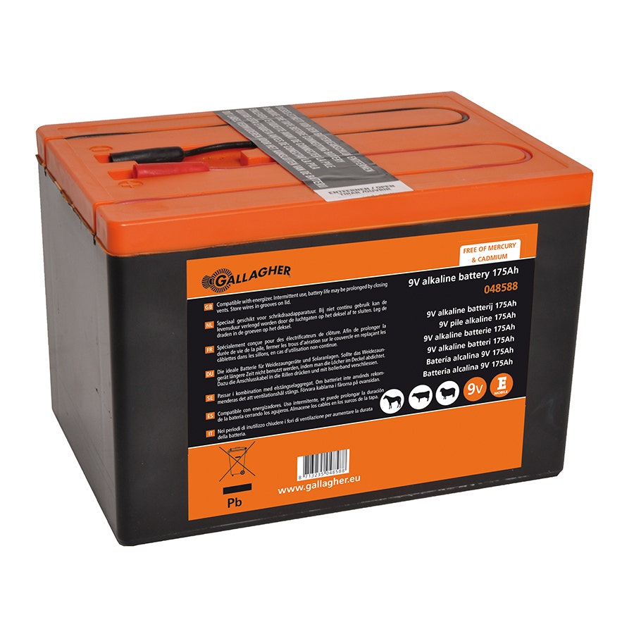 Batteripaket Gallagher 9v/175ah