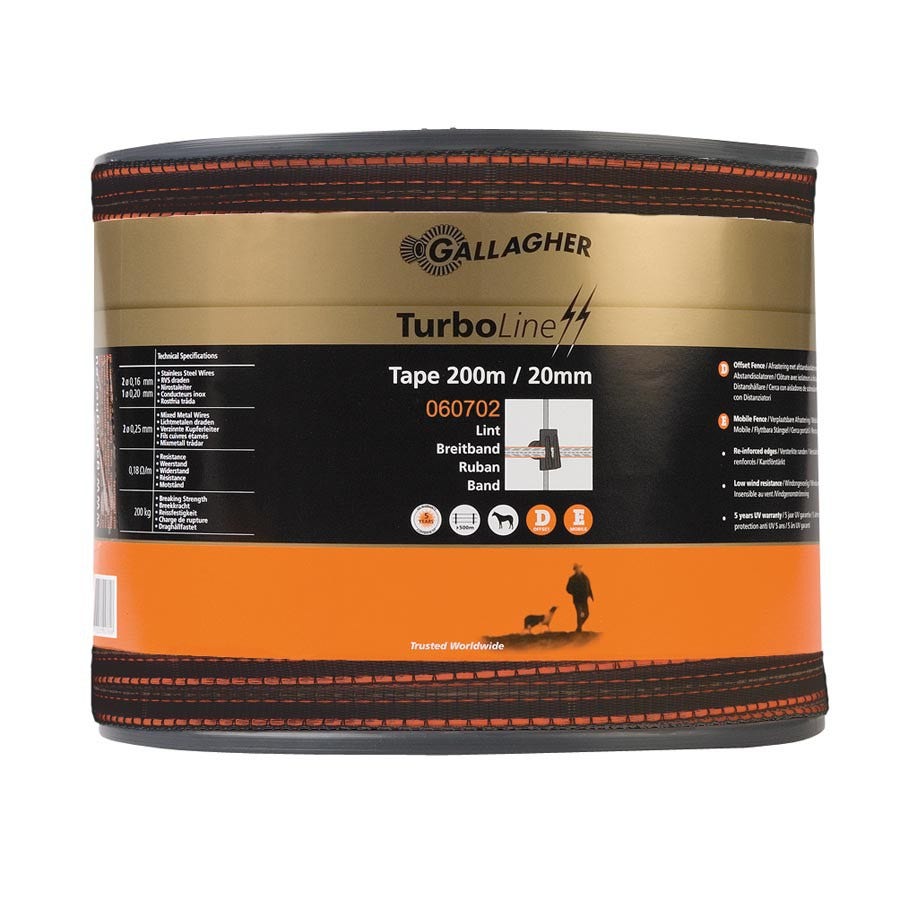 Elband Gallagher Turboline 20mm 200m Terra