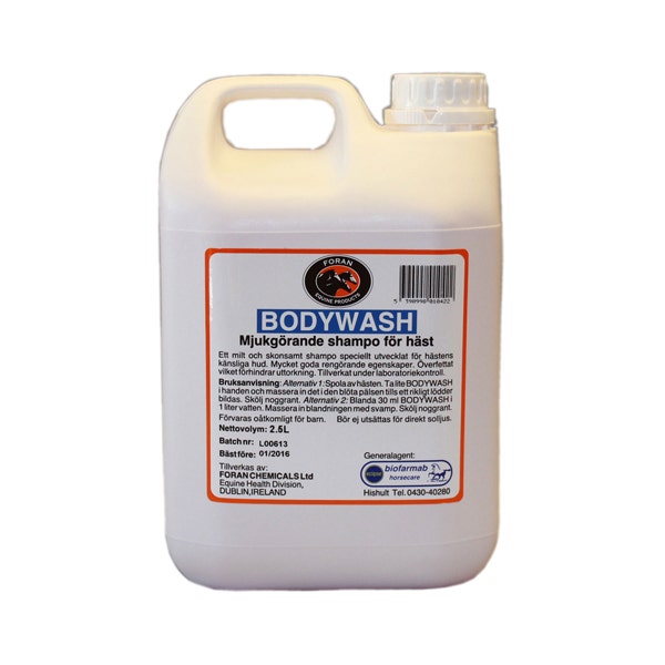 Bodywash Schampo Foran 2,5 liter - Foran Equine Products