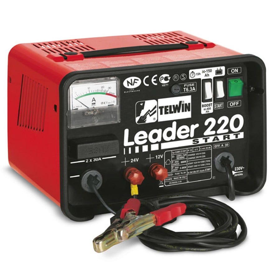 Batteriladdare Telwin Leader 220 Start 12/24v