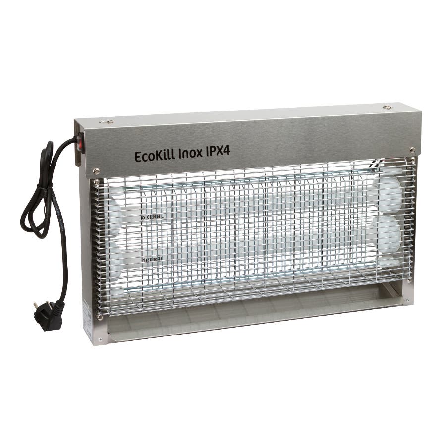 Elflugfångare Kerbl EcoKill Inox IPX4 2x15 W