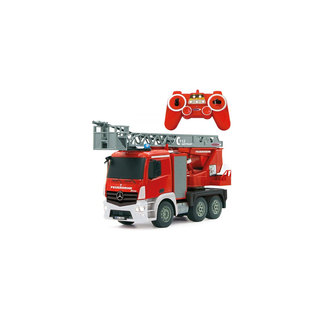Produktfoto för JAMARA Jamara - Radiostyrd Brandbil Mercedes-Benz Arocs Röd