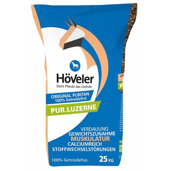 Hästfoder Luzerne Höveler Puritan 25 kg - Höveler