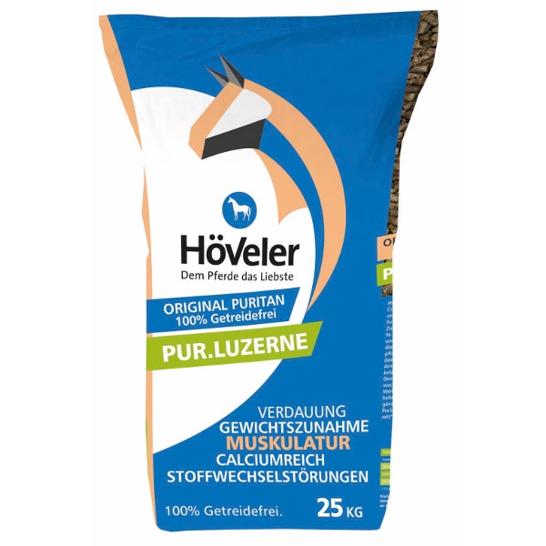 Hästfoder Luzerne Höveler Puritan 25 kg - Höveler