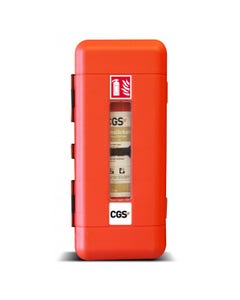 Skåp för 6-9 kg Brandsläckare CGS EC9SW Röd med Fönster