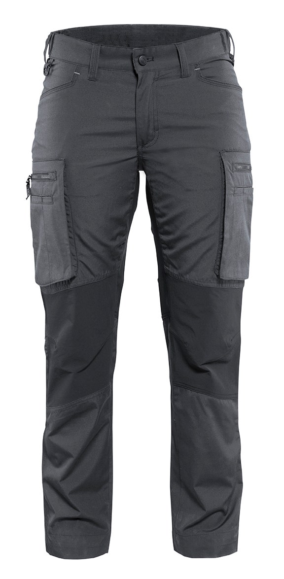Arbetsbyxa Blåkläder Stretch Dam Mörkgrå/svart 7159 C40