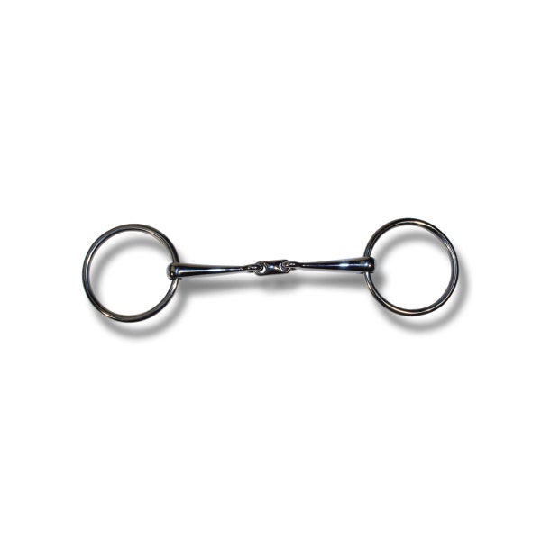 Bett Tredelat Med Droppe I Mitten Rostfritt 12mm Massivt Ringar 45mm 12,5 Cm