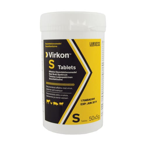 Desinfektionsmedel Virkon S tabletter 50 x 5 g