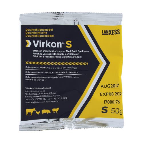 Desinfektionsmedel Virkon S 50 g/påse