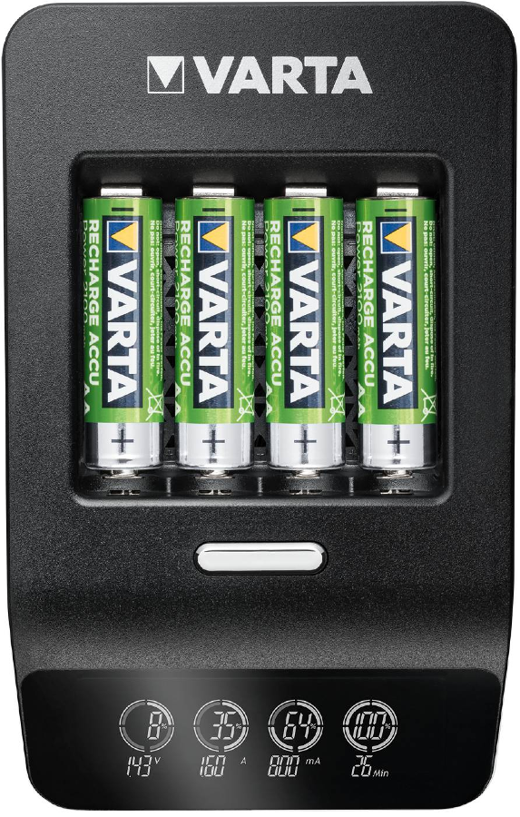 Batteriladdare Varta Lcd Ultra Fast+