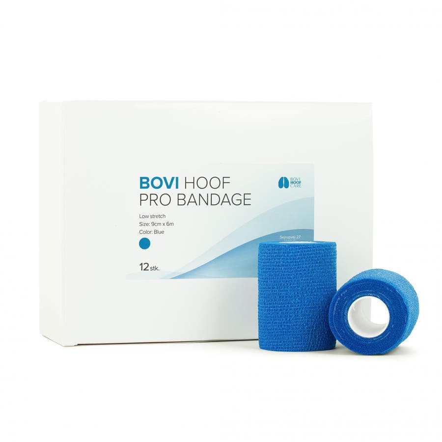 Bandage Bovi Hoof Care 9 cm x 6m 12 st Blå