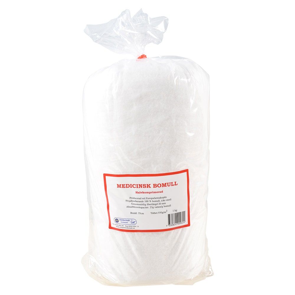 Bomull Halvkomprimerad 1kg