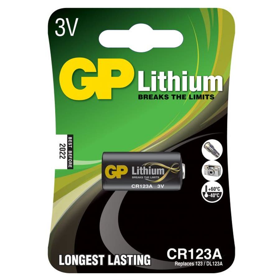 GP Pro Lithiumbatteri CR123A