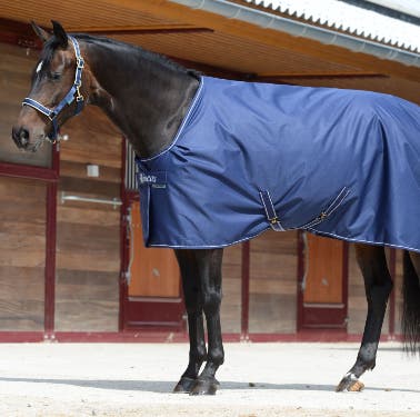 Stalltäcke Bucas Irish Stable Light 50 Navy/Silver