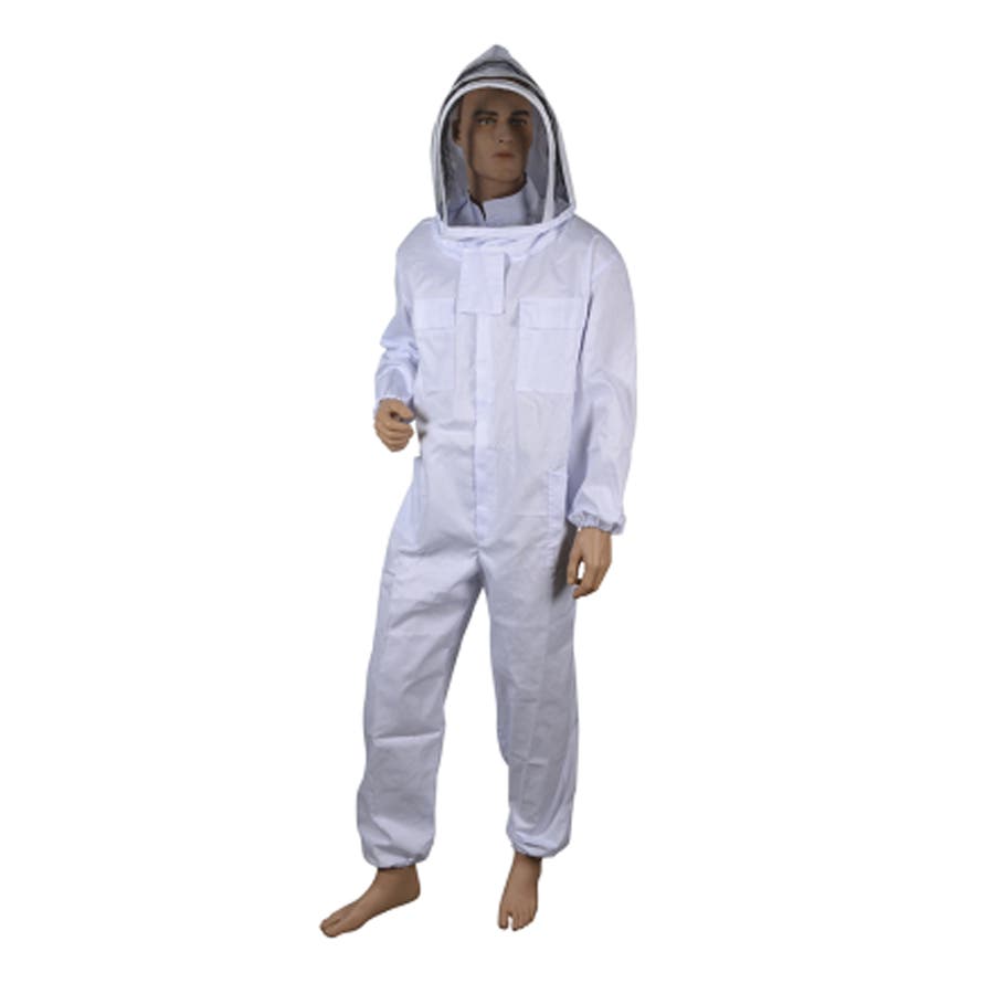 Bioverall Willab Med Huva Bomull Vit