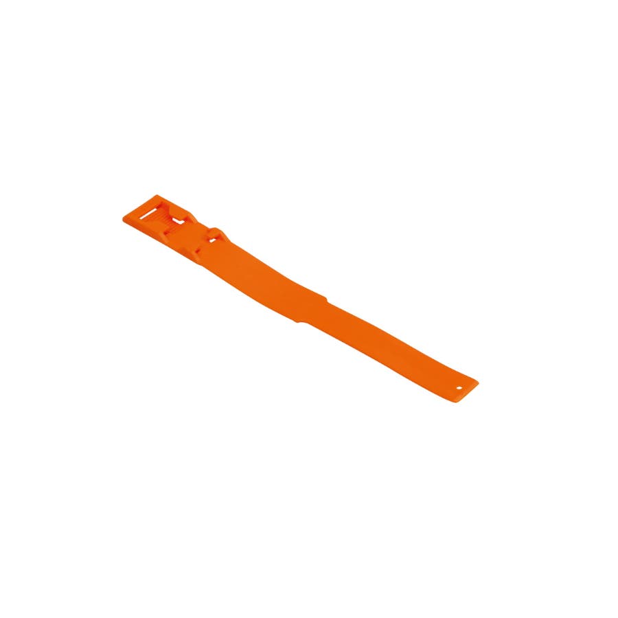 Vristband plast 37 cm, orange