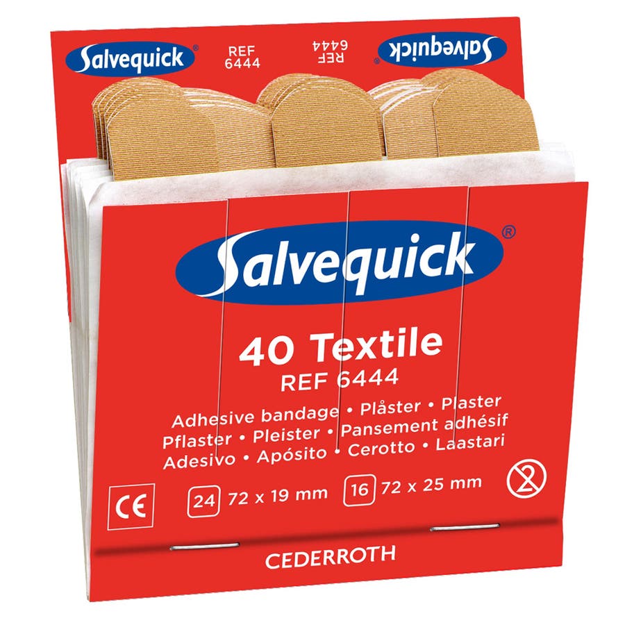Textilplåster Salvequick 6 x 40 st