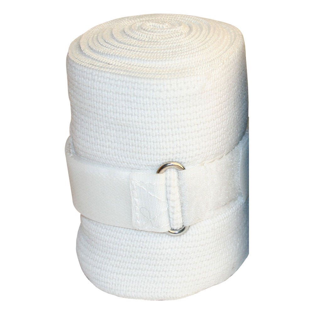 Ridbandage Elastiskt Vitt 2,3 m x 10 cm - Hansbo Sport