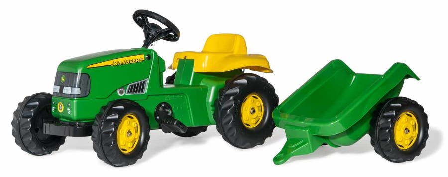 Rolly Toys Tramptraktor  John Deere med släp