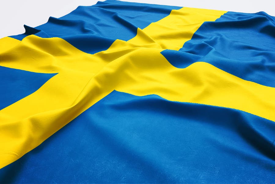Båtflagga Svenska Formenta 90 cm
