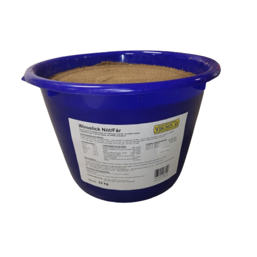 Mineralhink Wiroslick Nöt/Får 22 kg